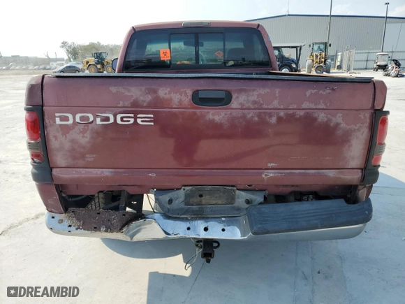 2000 Dodge Ram 1500 Work Special with VIN 1B7HC16X2YS531673, listed as a Copart auction lot 45079945 with 216,631 mi miles and Salvage Title. Bid and sale history available at carsss.com. Image 6.