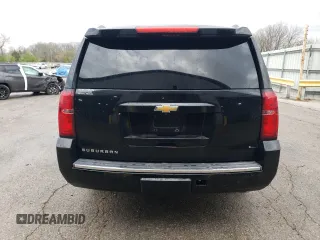 2015 Chevrolet Suburban LTZ with VIN 1GNSCKKC3FR291995, listed as a Copart auction lot 51656815 with 156,504 mi miles and Clean Title. Bid and sale history available at carsss.com. Image 6.