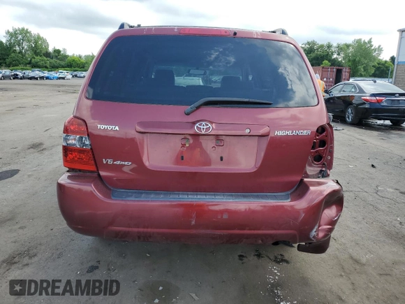2005 Toyota Highlander z VIN JTEEP21A250113777, wystawiony jako Copart lot #58833735 z przebiegiem 176 285 mil mil oraz Szkoda całkowita • Salvage title. Historia ofert i sprzedaży dostępna na DreamBid. Obrazek 6.