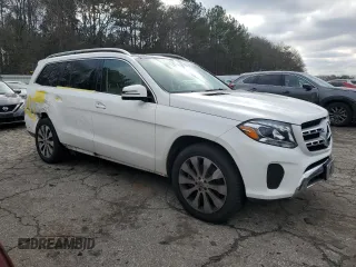 2018 Mercedes-Benz GLS 450 with VIN 4JGDF6EE4JB132316, listed as a Copart auction lot 42323674 with 63,686 mi miles and . Bid and sale history available at DreamBid. Image 4.