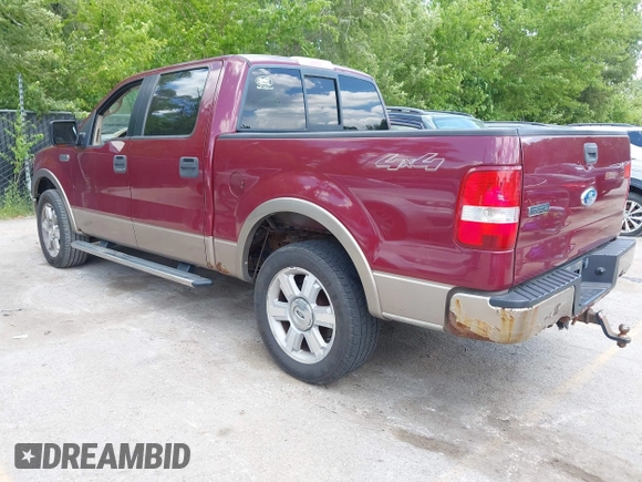 2006 Ford F-150 XLT with VIN 1FTPW14V56KC32356, listed as a IAAI auction lot 42601584 with 214,435 mi miles and . Bid and sale history available at DreamBid. Image 3.
