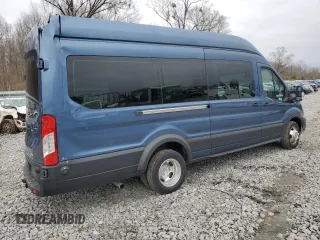 2023 Ford Transit Passenger XL with VIN 1FBVU4XG8PKB11791, listed as a Copart auction lot 44168115 with 2,482 mi miles and Non repairable. Bid and sale history available at DreamBid. Image 3.