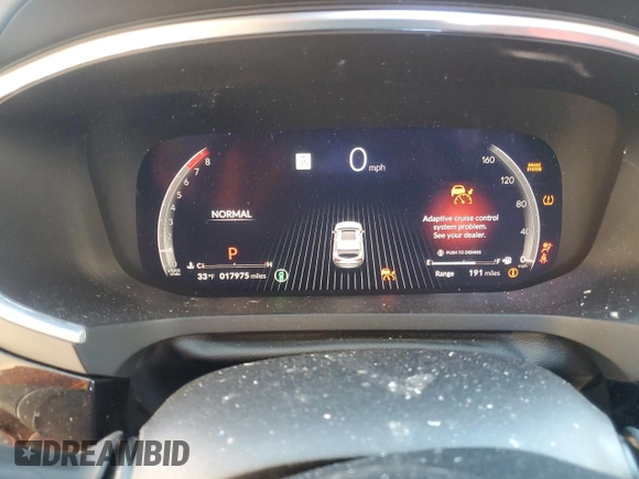 2024 Acura MDX w/A-Spec Package with VIN 5J8YE1H00RL020647, listed as a Copart auction lot 43196085 with 17,975 mi miles and Salvage Title. Bid and sale history available at carsss.com. Image 9.