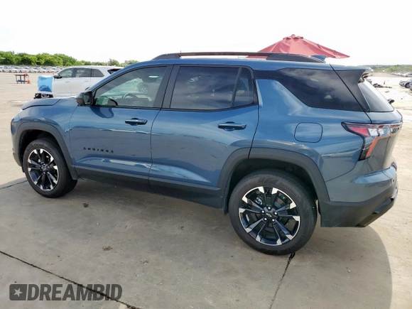 2025 Chevrolet Equinox FWD RS with VIN 3GNAXLEG9SL275130, listed as a Copart auction lot 57828795 with 2,277 mi miles and Salvage title. Bid and sale history available at DreamBid. Image 2.