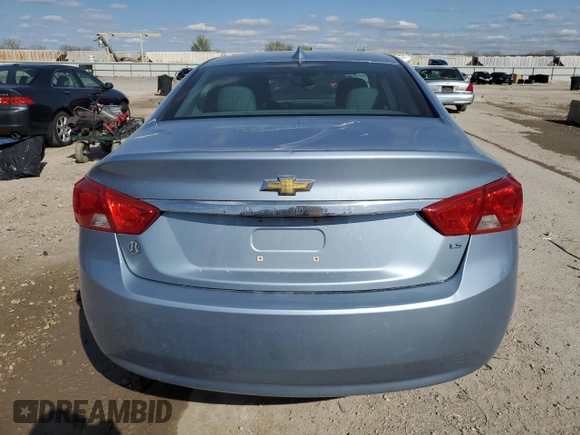 2015 Chevrolet Impala LS with VIN 1G11Z5SL2FU123405, listed as a Copart auction lot 50197535 with 127,383 mi miles and Salvage Title. Bid and sale history available at DreamBid. Image 6.