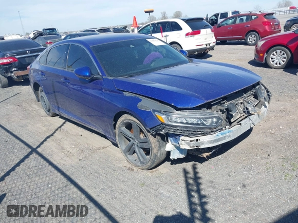 2019 Honda Accord Sedan Sport 1.5T with VIN 1HGCV1F35KA123698, listed as a IAAI auction lot 41825649 with 122,695 mi miles. Bid and sale history available at carsss.com. Image 1.