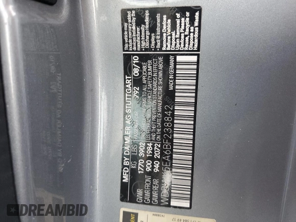 2011 Mercedes-Benz SLK 300 z VIN WDBWK5EA6BF238842, wystawiony jako Copart lot #75209034 z przebiegiem 129 320 mil mil oraz Szkoda całkowita • Salvage title. Historia ofert i sprzedaży dostępna na DreamBid. Obrazek 13.