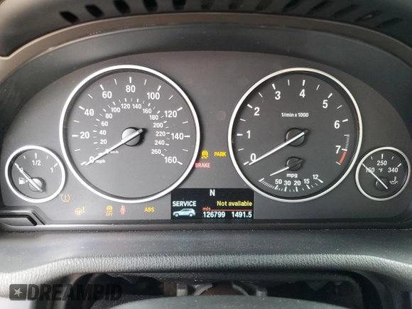 2013 BMW X3 xDrive28i with VIN 5UXWX9C54D0D05185, listed as a Copart auction lot 55397885 with 126,799 mi miles and Clean Title. Bid and sale history available at DreamBid. Image 9.