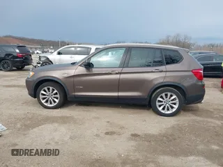 2014 BMW X3 xDrive28i with VIN 5UXWX9C54E0D39435, listed as a IAAI auction lot 42095301 with Not Provided miles and . Bid and sale history available at DreamBid. Image 13.