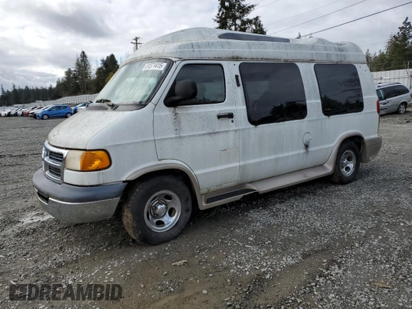1998 Dodge Cargo Conversion with VIN 2B6HB11Y9WK129390, listed as a Copart auction lot 55708245 with 150,845 mi miles and Clean Title. Bid and sale history available at DreamBid. Image 1.