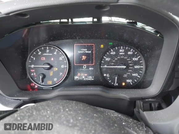 2024 Subaru Crosstrek with VIN JF2GUABC9R8307022, listed as a IAAI auction lot 42373028 with 27,040 mi miles and . Bid and sale history available at DreamBid. Image 7.