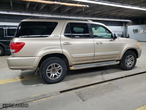 2005 Toyota Sequoia SR5 with VIN 5TDBT44A05S236002, listed as a Copart auction lot 53360705 with 180,545 mi miles and Clean Title. Bid and sale history available at carsss.com. Image 3.