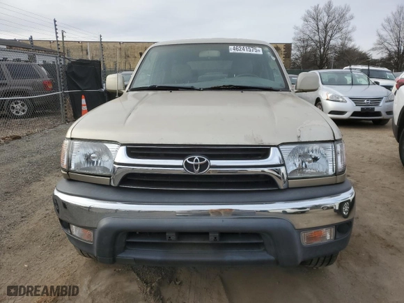 2001 Toyota 4Runner SR5 with VIN JT3HN86R410339939, listed as a Copart auction lot 46241575 with 184,900 mi miles and Clean Title. Bid and sale history available at carsss.com. Image 5.