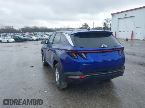 2022 Hyundai Tucson SEL with VIN 5NMJBCAE6NH041282, listed as a IAAI auction lot 41704362 with 29,661 mi miles. Bid and sale history available at carsss.com. Image 3.