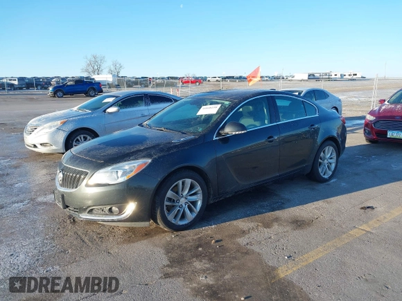 2015 Buick Regal Premium I with VIN 2G4GN5EX8F9236845, listed as a IAAI auction lot 41848258 with 116,485 mi miles. Bid and sale history available at carsss.com. Image 18.