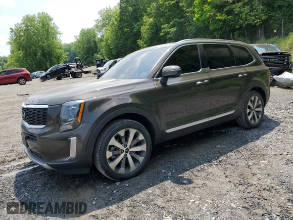 2022 Kia Telluride S z VIN 5XYP6DHC9NG202372, wystawiony jako Copart lot #59772235 z przebiegiem 41 052 mil mil oraz Szkoda całkowita • Salvage title. Historia ofert i sprzedaży dostępna na DreamBid. Obrazek 1.