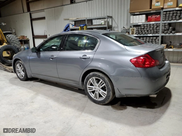 2010 Infiniti G37 Sedan x with VIN JN1CV6AR4AM456305, listed as a Copart auction lot 52458445 with 167,028 mi miles and Salvage Title. Bid and sale history available at carsss.com. Image 2.