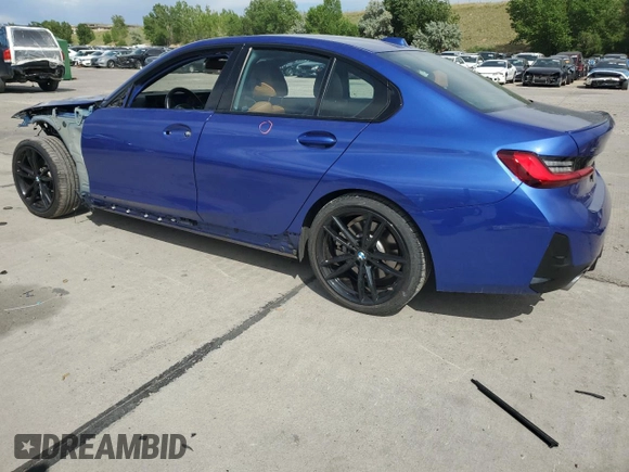 2023 BMW 3 Series 330i xDrive with VIN 3MW89FF01P8C84206, listed as a Copart auction lot 63059275 with Not provided miles and Salvage title. Bid and sale history available at DreamBid. Image 2.
