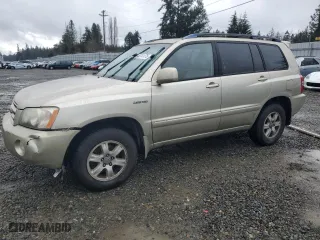 2001 Toyota Highlander with VIN JTEGF21A410007157, listed as a Copart auction lot 46741175 with 185,698 mi miles and Clean Title. Bid and sale history available at carsss.com. Image 1.