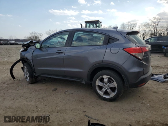 2021 Honda HR-V LX with VIN 3CZRU6H32MM738747, listed as a Copart auction lot 49555795 with 43,316 mi miles and Salvage Title. Bid and sale history available at carsss.com. Image 2.