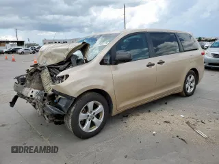 2014 Toyota Sienna L with VIN 5TDZK3DC7ES469663, listed as a Copart auction lot 62454775 with Not provided miles and Salvage title. Bid and sale history available at DreamBid. Image 1.