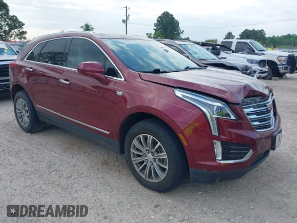 2017 Cadillac XT5 Luxury FWD z VIN 1GYKNBRS4HZ157025, wystawiony jako IAAI lot #42054534 z przebiegiem 78 276 mil mil oraz . Historia ofert i sprzedaży dostępna na DreamBid. Obrazek 1.