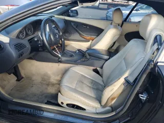 2004 BMW 6 Series 645Ci with VIN WBAEK73464B322561, listed as a Copart auction lot 83399574 with 0 mi miles and Clean Title. Bid and sale history available at carsss.com. Image 7.
