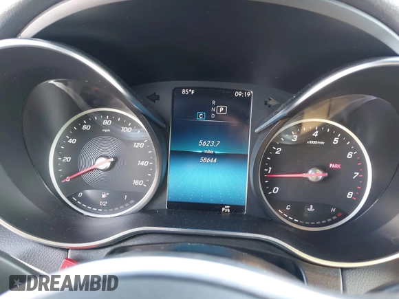 2022 Mercedes-Benz GLC 300 with VIN W1N0G8DB9NV331605, listed as a IAAI auction lot 42499187 with 58,644 mi miles and . Bid and sale history available at DreamBid. Image 7.