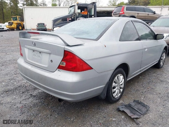 2002 Honda Civic LX with VIN 1HGEM21522L018194, listed as a IAAI auction lot 41923079 with 340,132 mi miles. Bid and sale history available at carsss.com. Image 4.