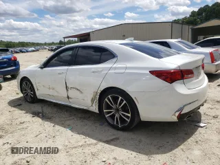 2020 Acura TLX Technology with VIN 19UUB2F43LA004089, listed as a Copart auction lot 56163775 with 56,653 mi miles and Salvage title. Bid and sale history available at DreamBid. Image 2.