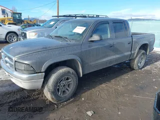 2004 Dodge Dakota SLT with VIN 1D7HG48N44S701906, listed as a IAAI auction lot 41662483 with 202,575 mi miles and . Bid and sale history available at carsss.com. Image 2.
