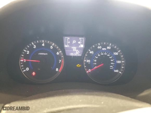 2016 Hyundai Accent SE with VIN KMHCT4AE7GU037163, listed as a Copart auction lot 53031495 with 136,325 mi miles and Clean Title. Bid and sale history available at carsss.com. Image 9.