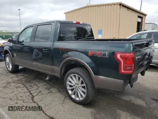 2015 Ford F-150 XLT with VIN 1FTEW1EGXFFC82332, listed as a Copart auction lot 55688605 with 127,679 mi miles and Salvage Title. Bid and sale history available at carsss.com. Image 2.