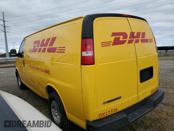 2017 Chevrolet Express Cargo z VIN 1GCWGAFF6H1336863, wystawiony jako Copart lot #54411295 z przebiegiem 267 223 mil mil oraz Szkoda całkowita • Salvage title. Historia ofert i sprzedaży dostępna na DreamBid. Obrazek 2.