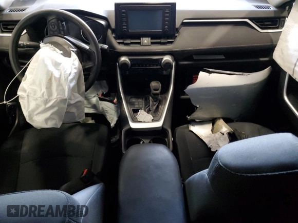 2019 Toyota RAV4 LE with VIN 2T3F1RFV2KW042392, listed as a Copart auction lot 48320245 with Not Provided miles and Salvage Title. Bid and sale history available at DreamBid. Image 8.