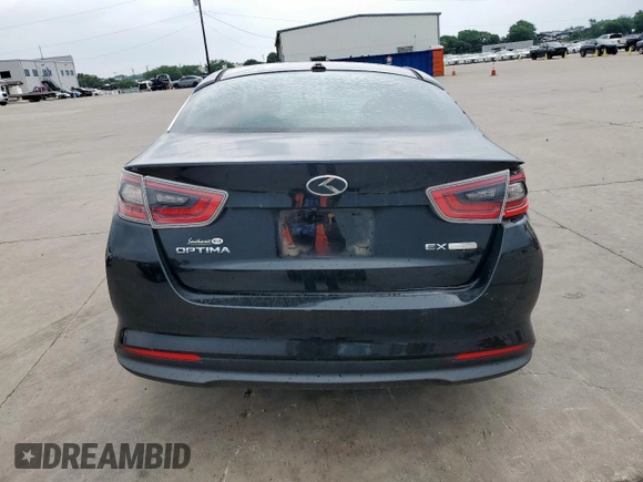 2015 Kia Optima EX with VIN KNAGN4AD0F5090350, listed as a Copart auction lot 57577595 with 109,345 mi miles and Salvage title. Bid and sale history available at DreamBid. Image 6.