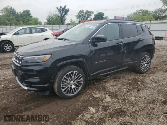 2024 Jeep Compass Limited z VIN 3C4NJDCN7RT590750, wystawiony jako Copart lot #58497675 z przebiegiem 12 171 mil mil oraz Szkoda całkowita • Salvage title. Historia ofert i sprzedaży dostępna na DreamBid. Obrazek 1.