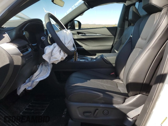 2025 Infiniti QX60 Luxe with VIN 5N1AL1FS5SC338274, listed as a Copart auction lot 48479865 with 1,002 mi miles and Salvage title. Bid and sale history available at DreamBid. Image 7.