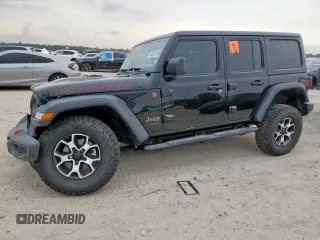 2020 Jeep Wrangler Unlimited Rubicon with VIN 1C4HJXFG9LW101973, listed as a Copart auction lot 60261365 with 61,097 mi miles and Clean title. Bid and sale history available at DreamBid. Image 1.