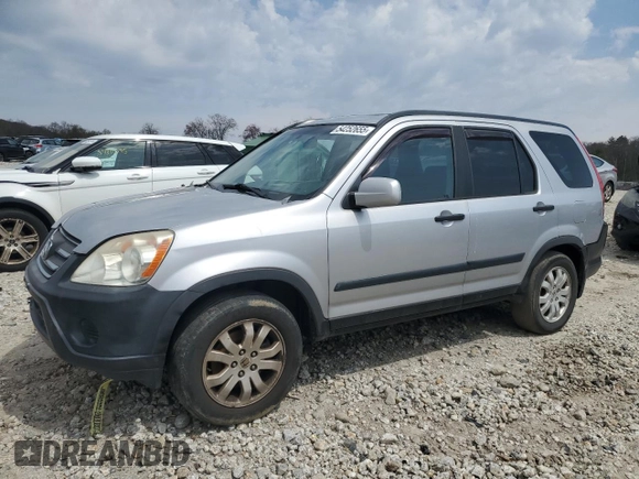 2005 Honda CR-V EX with VIN JHLRD78835C040418, listed as a Copart auction lot 54252655 with 282,985 mi miles and Clean Title. Bid and sale history available at carsss.com. Image 1.