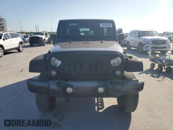 2018 Jeep Wrangler Unlimited Sport with VIN 1C4BJWDG4JL911688, listed as a Copart auction lot 64243545 with 66,718 mi miles and Salvage title. Bid and sale history available at DreamBid. Image 5.