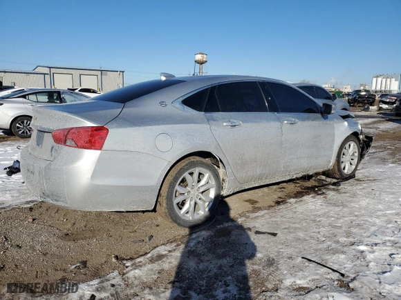 2020 Chevrolet Impala LT with VIN 1G11Z5S35LU102107, listed as a Copart auction lot 46003805 with 126,539 mi miles and Salvage Title. Bid and sale history available at carsss.com. Image 3.
