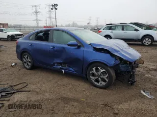 2020 Kia Forte LXS with VIN 3KPF24AD9LE255383, listed as a Copart auction lot 43591265 with 34,394 mi miles and Salvage Title. Bid and sale history available at carsss.com. Image 4.