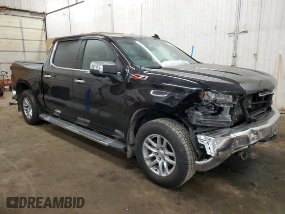 2021 Chevrolet Silverado 1500 LTZ with VIN 1GCUYGEDXMZ138578, listed as a Copart auction lot 88175175 with 134,055 mi miles and Salvage Title. Bid and sale history available at DreamBid. Image 4.