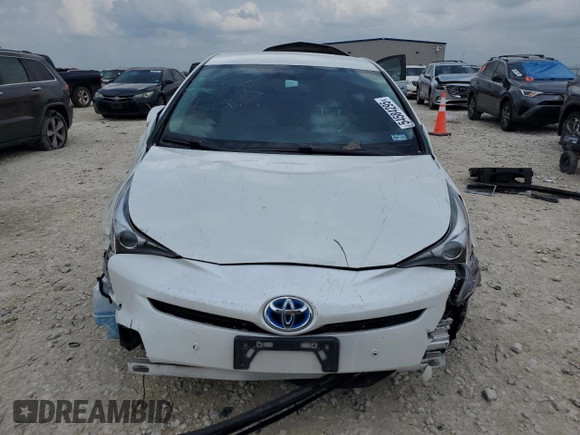2016 Toyota Prius Four with VIN JTDKARFU7G3005807, listed as a Copart auction lot 54584295 with 67,130 mi miles and Salvage Title. Bid and sale history available at DreamBid. Image 5.