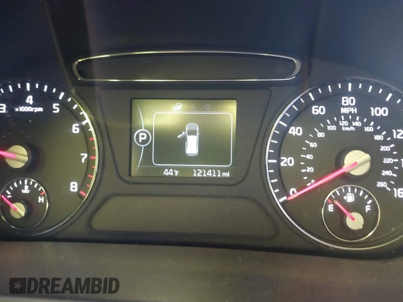 2016 Kia Sorento EX with VIN 5XYPH4A10GG164505, listed as a IAAI auction lot 41161549 with 121,411 mi miles. Bid and sale history available at carsss.com. Image 7.