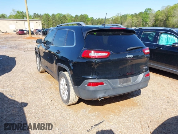 2018 Jeep Cherokee Latitude Plus with VIN 1C4PJLLB5JD584433, listed as a IAAI auction lot 41982764 with 95,730 mi miles. Bid and sale history available at carsss.com. Image 3.
