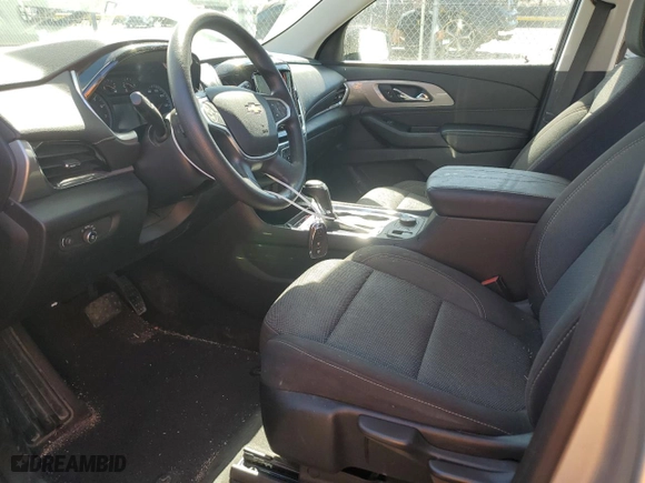 2020 Chevrolet Traverse LS with VIN 1GNEVFKW7LJ267704, listed as a Copart auction lot 50565135 with 108,579 mi miles and Salvage Title. Bid and sale history available at carsss.com. Image 7.