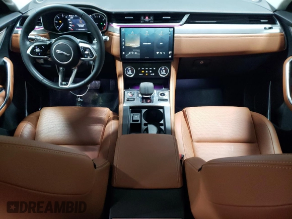 2023 Jaguar F-Pace R-Dynamic S with VIN SADCT2FU7PA704571, listed as a Copart auction lot 55594425 with 31,654 mi miles and Salvage Title. Bid and sale history available at DreamBid. Image 8.