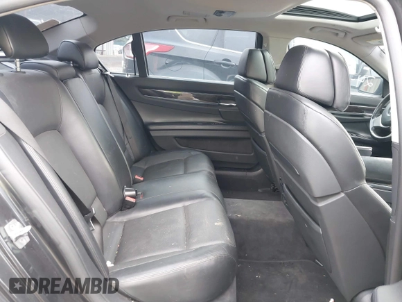2012 BMW 7 Series 750Li xDrive with VIN WBAKC8C59CC436545, listed as a IAAI auction lot 42438798 with Not provided miles and . Bid and sale history available at DreamBid. Image 8.